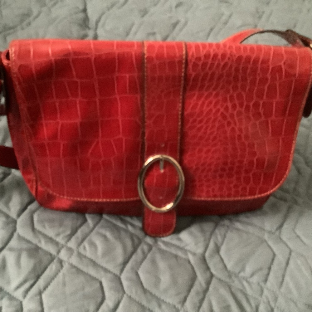 Villager by Liz Claiborne Red Handbag
